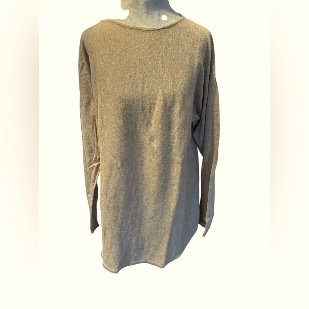 MICHAEL Michael Kors light tan Tunic Lightweight Sweater